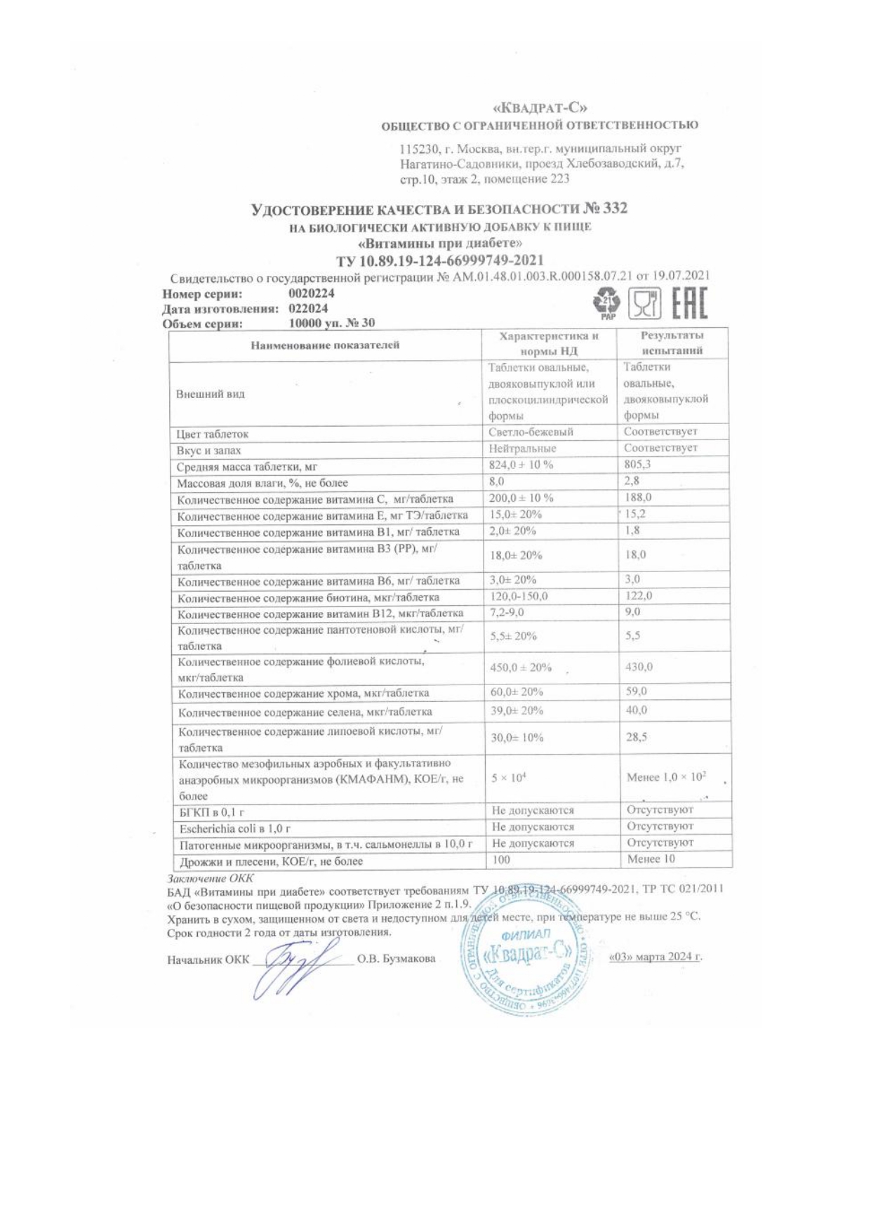 Паспорт №022024